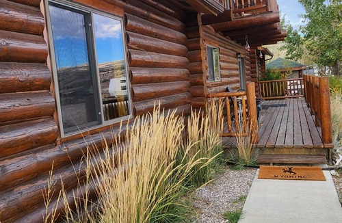 Casper Cabin | Spacious and secluded cabin overlooking North Platte River valley.
