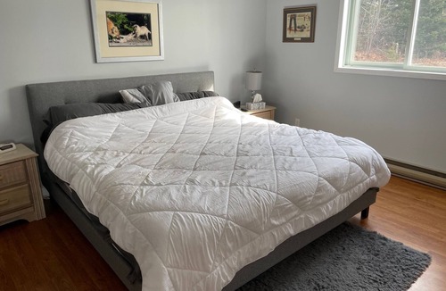 Blind River Cottage | Spacious family cottage with huge deck on a beautiful lake. Pet friendly!