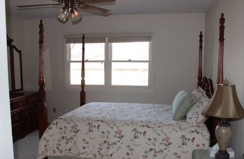 Bellevue House | Spacious home with views of Fontenelle Forest