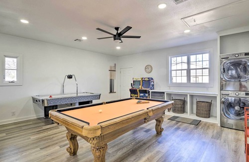 Eucha House | Spacious Lakeside Getaway w/ Hot Tub & Game Room!