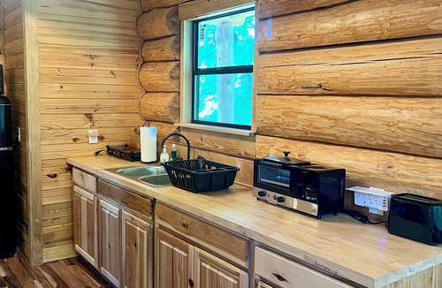 Grove Cabin | Spring Pond Cabin at White Buffalo Lodge; Family-sized with lake access