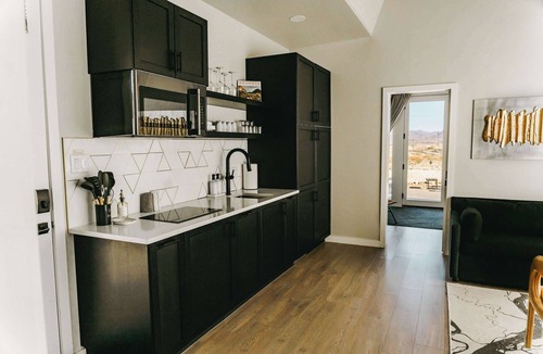 Study Butte-Terlingua Cabin | Stardust Big Bend Luxury A-Frame#8 with a fab view