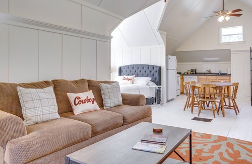 Stillwater Apartment | Stillwater Studio Loft Near Boone Pickens Stadium!