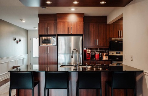 Saint-Sauveur Apartment | Suite 2 chambres avec accès au Sommet St-Sauveur