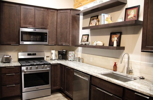 Russell Condo | The Lawft, Suite 1, Essentially 4 bedrooms each with attached Bathroom,No pets!