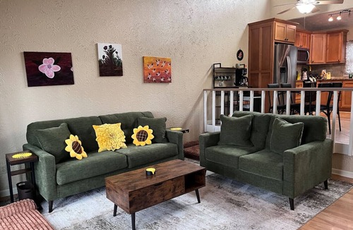 Holiday Island Apartment | The Sunset Perch | Pet-Friendly + Deck