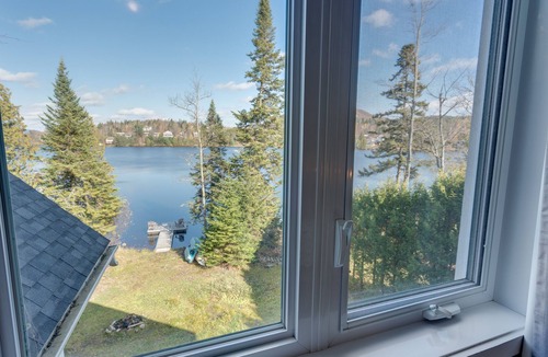 Saint-Faustin-Lac-Carre Ski Chalet | Tour du Lac: Lake access via Private Dock (Kayaks) and Spa