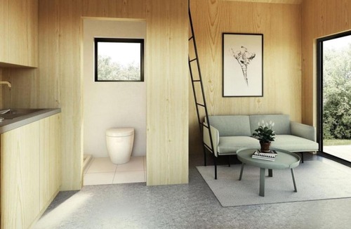 Oakwood House | Tranquil Waterside Barn Escape Cabin 8
