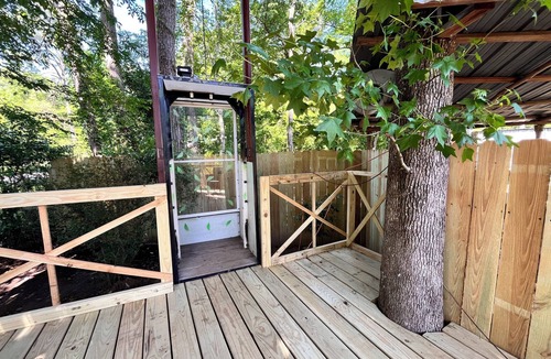 Shepherd House | Treehouse with golf cart in Shepherd - near Lake with wild alligators