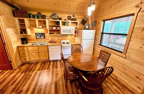 Mountain View Cabin | Turkey Trot #73 Cabin in town, walking distance to courthouse square.