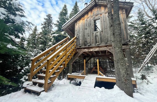 Saint-Faustin-Lac-Carre House | Unique treehouse by the lake | Lodging #01