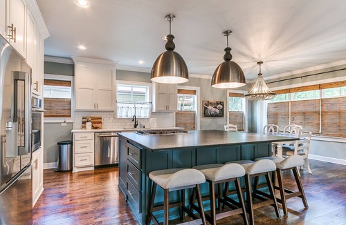 Norman House | Walk to campus! Luxurious 5-bedroom house with pool, hot tub & game room!