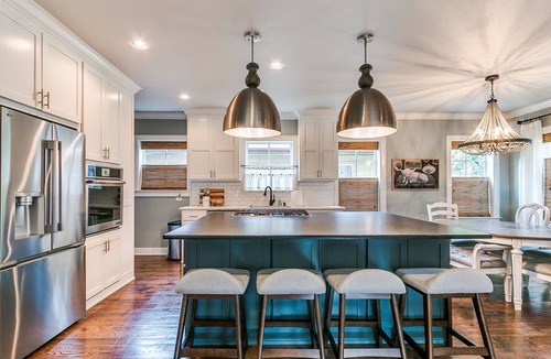 Norman House | Walk to campus! Luxurious 5-bedroom house with pool, hot tub & game room!