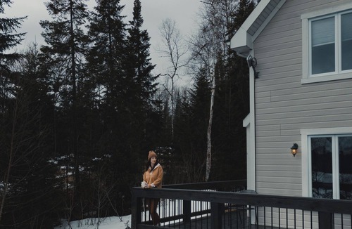 Saint-Michel-des-Saints Ski Chalet | Waterfront, Spa, Sauna, Cold bath Private dock, Fishing, View