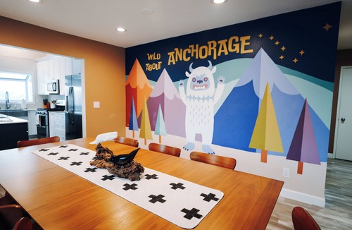 Tudor Area House | Wild About Anchorage · Hot Tub · Rooftop Patio · Chef's Kitchen · Coffee Bar