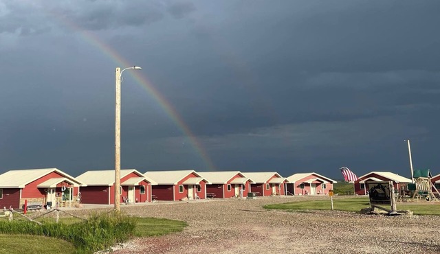 1two bedroom cabins that can be rented for one night or not.