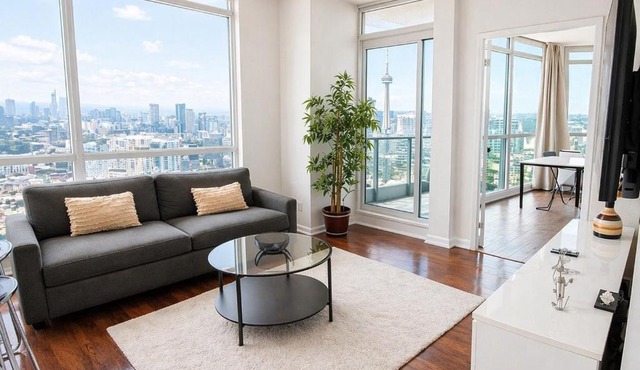 2 Bedroom Condo With City Views and Free Parking