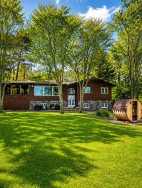 6 Bedroom Lakefront Main House in Sand Bay