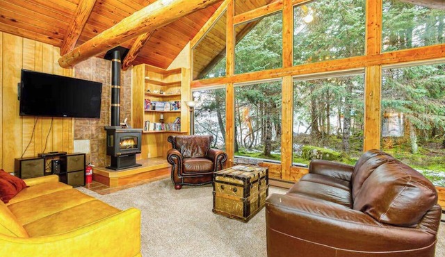 Alpine Meadows Log Cabin | Timber | Wood Stove