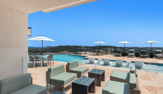 Barsala l Spacious 2BD Hill Country: Pool, Smart Tech & Yard