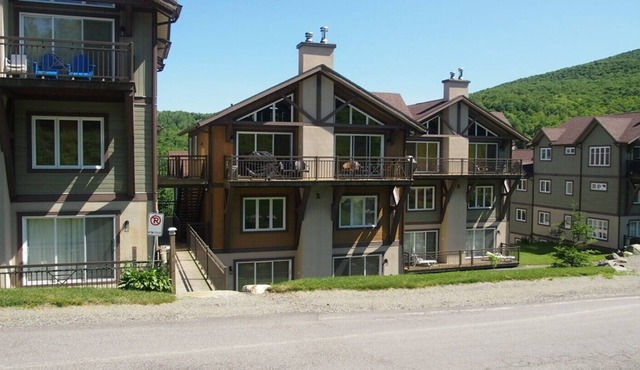 Big condo chalet style ski in ski out in Mont Sutton!