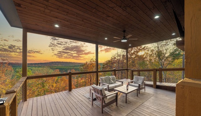Bird's-Eye Mountain Views | Hot Tub · Sunset Deck