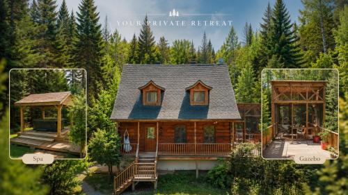 Chalet des Sources SPA Gazebo panoramique