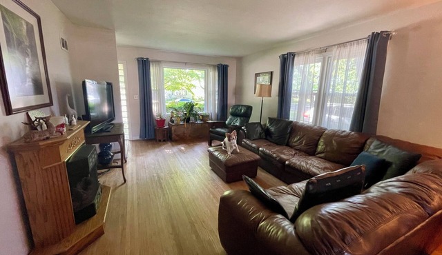 Charming spacious ranch in a quiet area. Pet friendly.