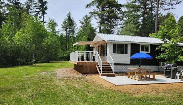 COZY CABIN IN THE WOODS FOR 2. SPACIOUS WELL APPOINTED. NEW LISTING!