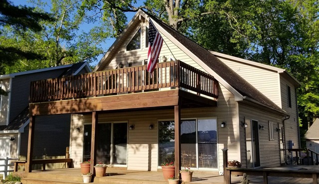 Devils Lake Vacation Home with 20 feet of Lake Frontage