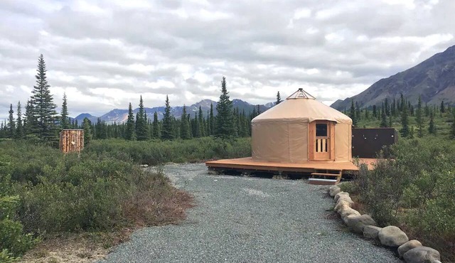 Experience Alaska Yurt Rental near Denali Park in Alaska