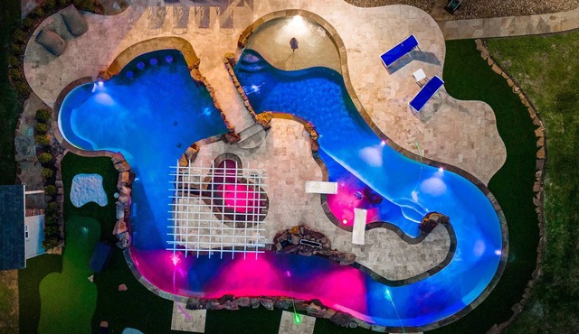 Extended-stay paradise: lazy river, theater, poker, Peloton, mini golf and more.