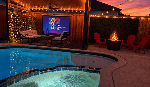 MAJOR INTERNATIONAL SPORTING EVENT, Pool + FREE Heated Spa, ATTstadium, Six Flag