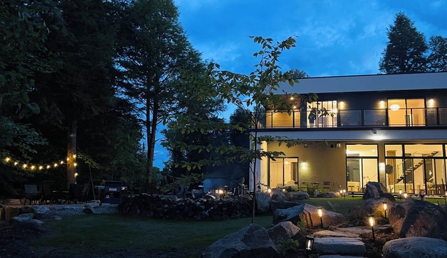 forest chalet Nideli| 4 ensuite bedrooms | SPA & Sauna | cozy backyard & bonfire