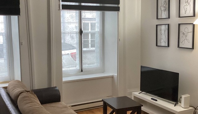 Historic Old Quebec.1-bedroom apartment.sleeps 4. Parking.