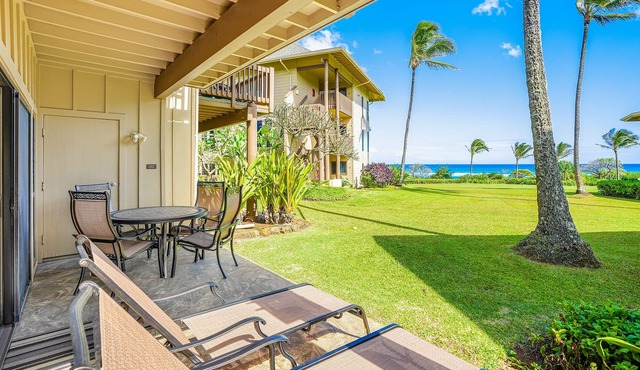 Kaha Lani Resort #114, Ocean View, Steps to Beach, Sunrise, Pool/Wi-fi