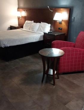 King Bed Hotel Room 221