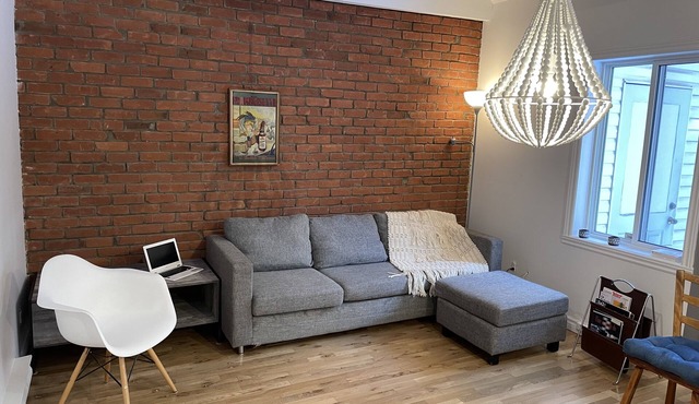 Loft Montrealais Avec Cour Privé!