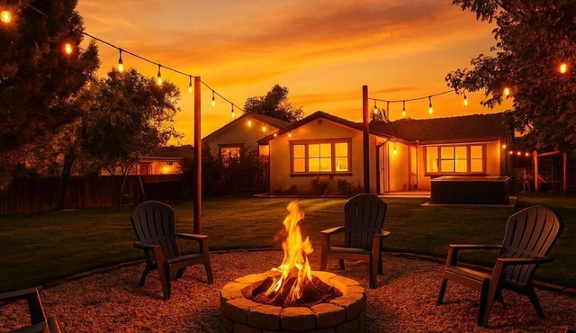 Luxe Escape in DTC < Sleep 16 > Hot Tub, Fire Pit, Game Room & Home Gym