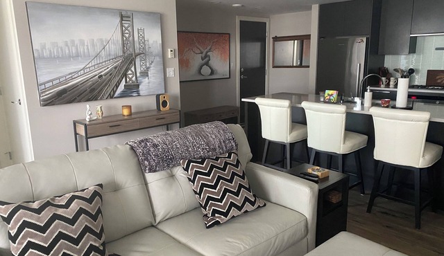 Luxury 2 bedroom, 2 bath condo in the beautiful west end of downtown Calgary.