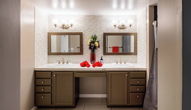 Modern guest suite with private entrance