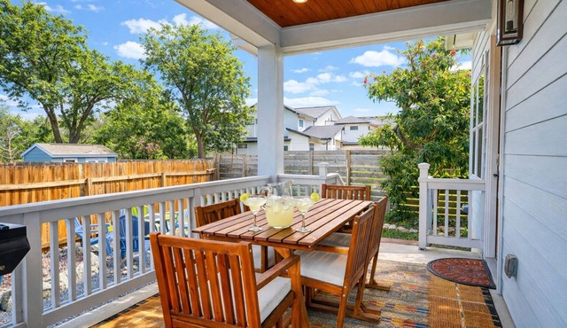 Modern Home + Firepit + Balcony + Near East Austin | Chestnut Ember by AvantStay