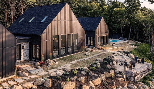 Modern Icon: 5-Acre Forest Retreat, Pool & Spa