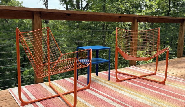Mountainside Modern Cabin Tree View Deck - OZ MTB Bike Lift+Trails+Golf+Lakes