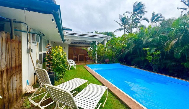 New! Studio Suite with Pool by Beach with AC