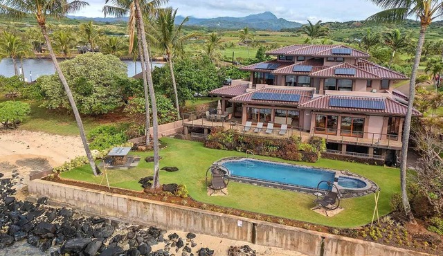 Paradisio Ho’o Kumu By Parrish Kauai - Elite Oceanfront Home sleeps 14