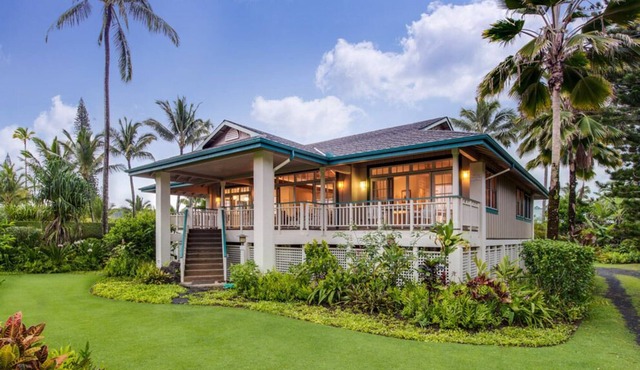 Perfect Tropical Getaway Steps To Hanalei Beach!