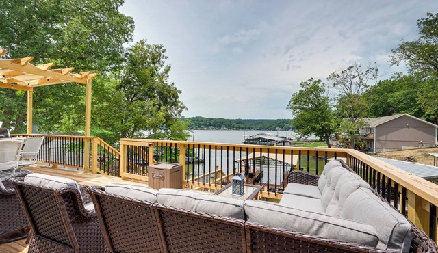Private Dock + Fire Pit: Lake of the Ozarks Home! in Stover
