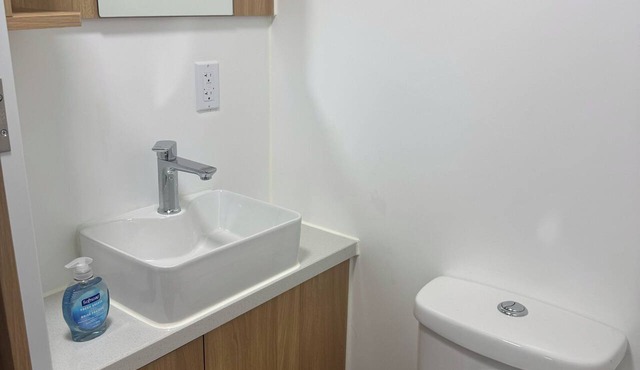 Private Duplex Studio Suite with Queen Bed, Kitchenette and Private Bathroom.