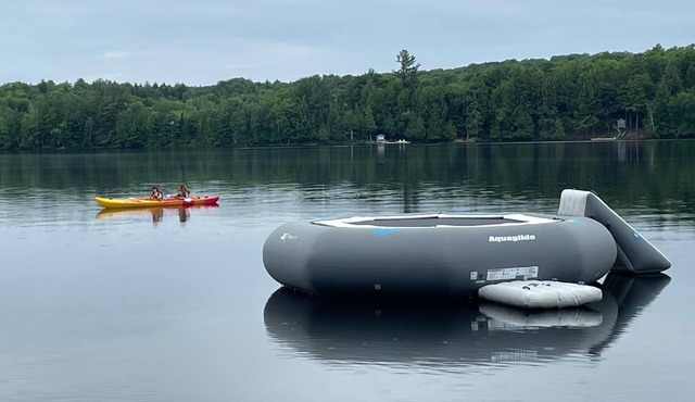 Serene Waterfront Cabin in the Woods | 4-Season Escape w/WiFi, Kayaks & Firepit